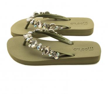 Mooilo flip flop khaki