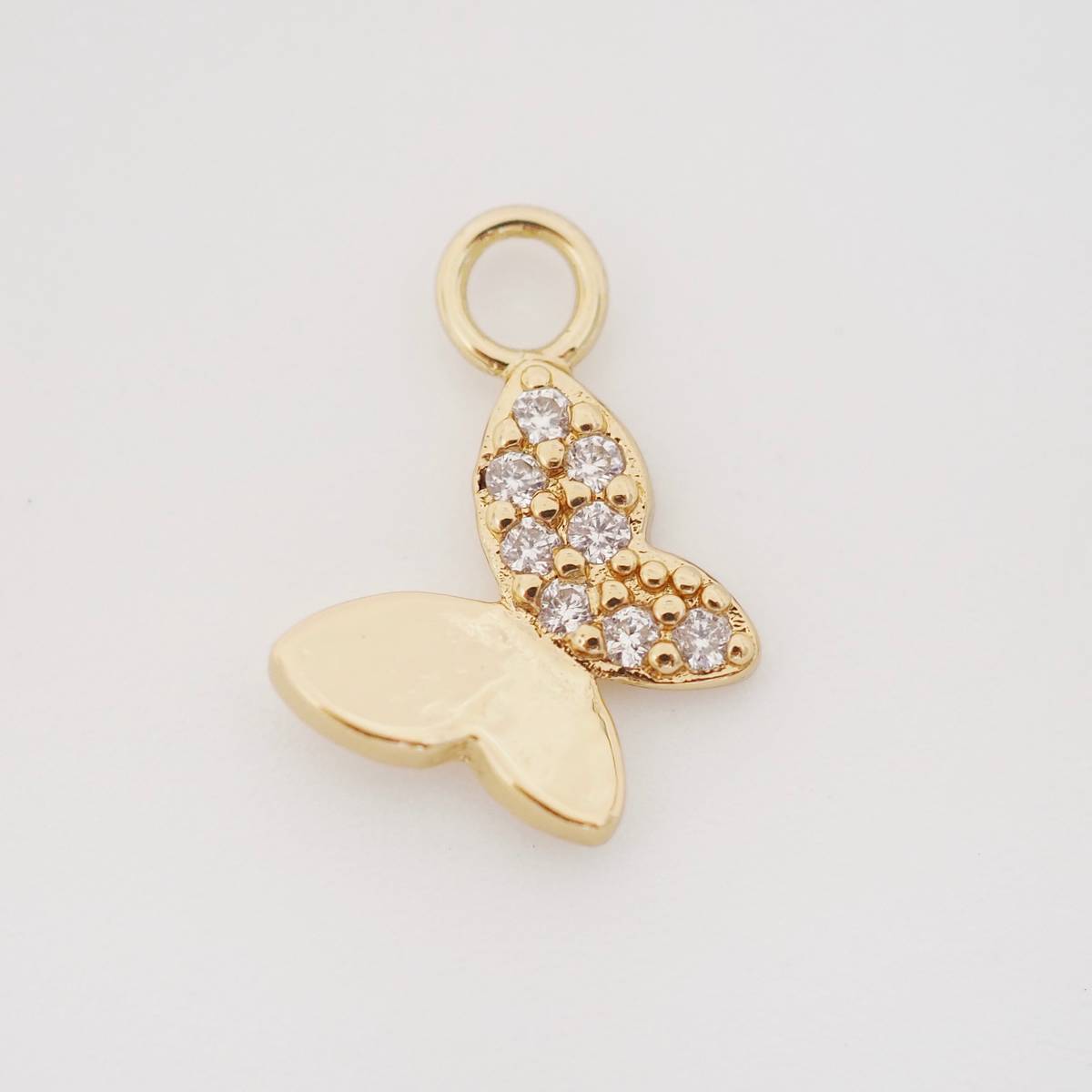 Charm sommerfugl blank