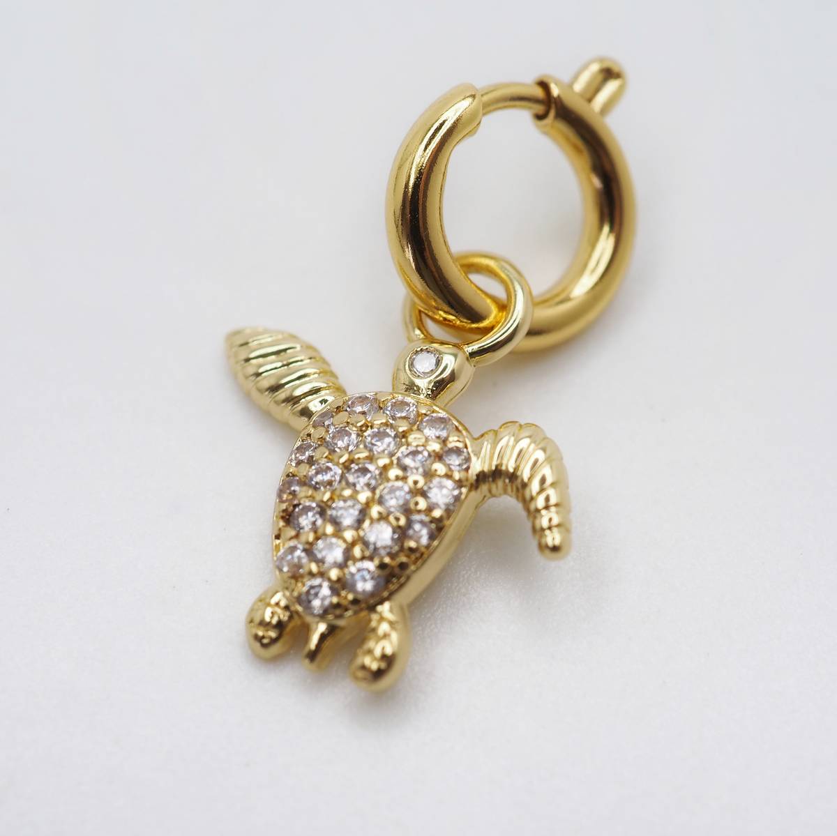 Charm skilpadde blank