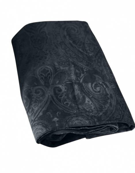 Throw Old Vintage Paisley Mørkblå